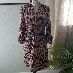 The Limited Belted Shirt Dress Size M